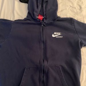 Men’s Large Navy Blue Nike Full Zip Up Hoodie